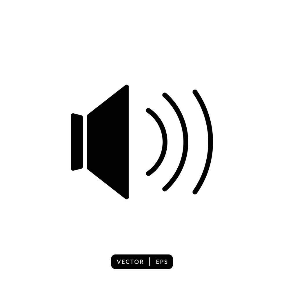 Speaker Icon Vector - Sign or Symbol