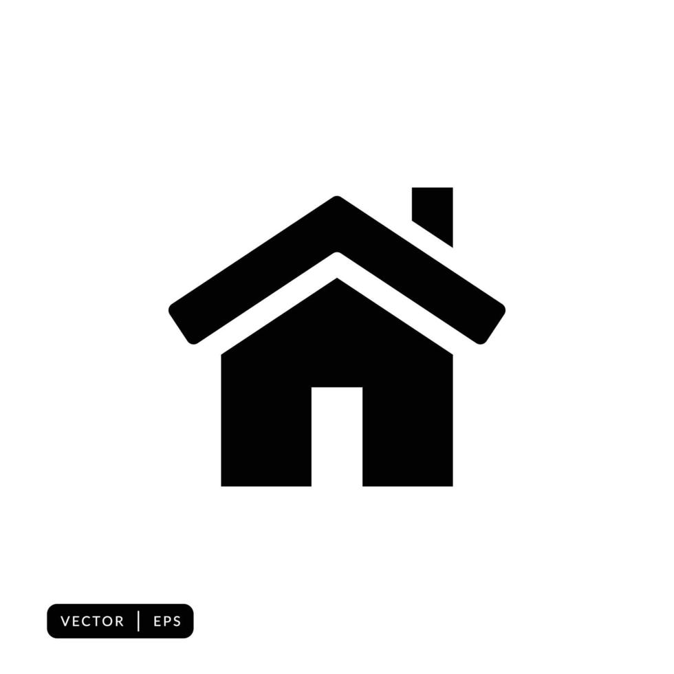 Home Icon Vector - Sign or Symbol