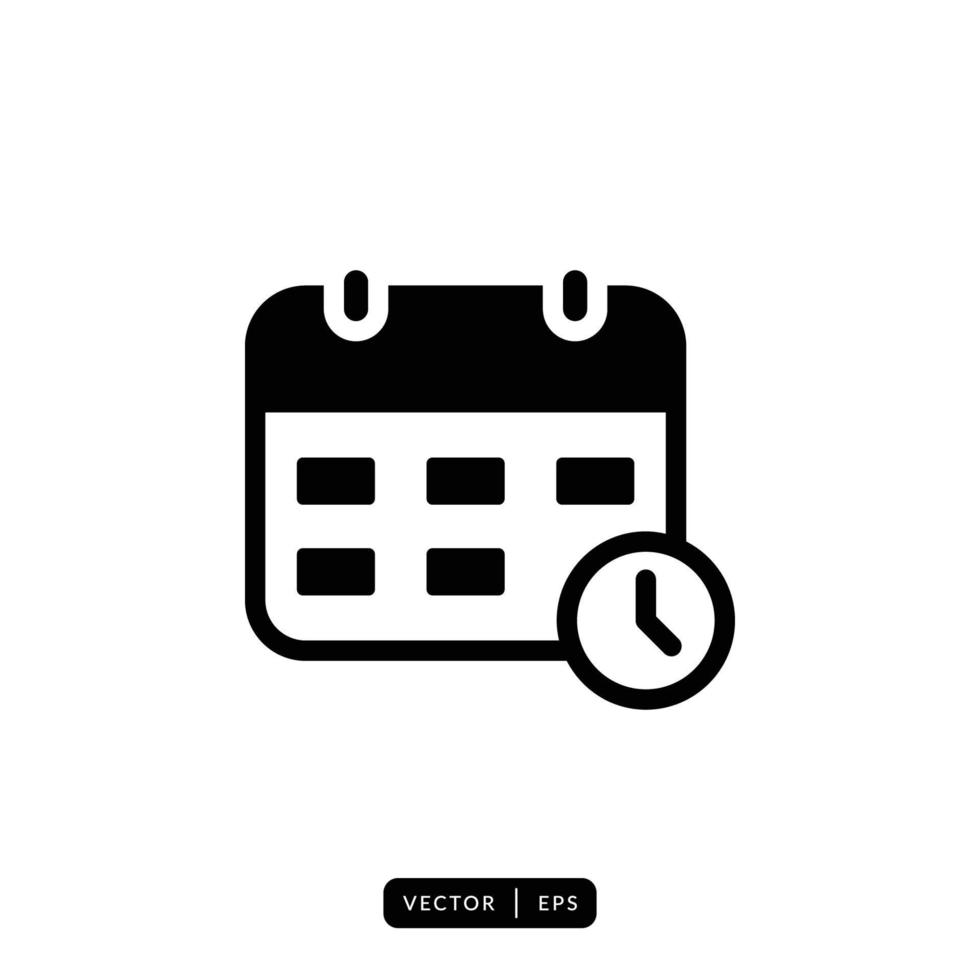 vector de icono de calendario - signo o símbolo