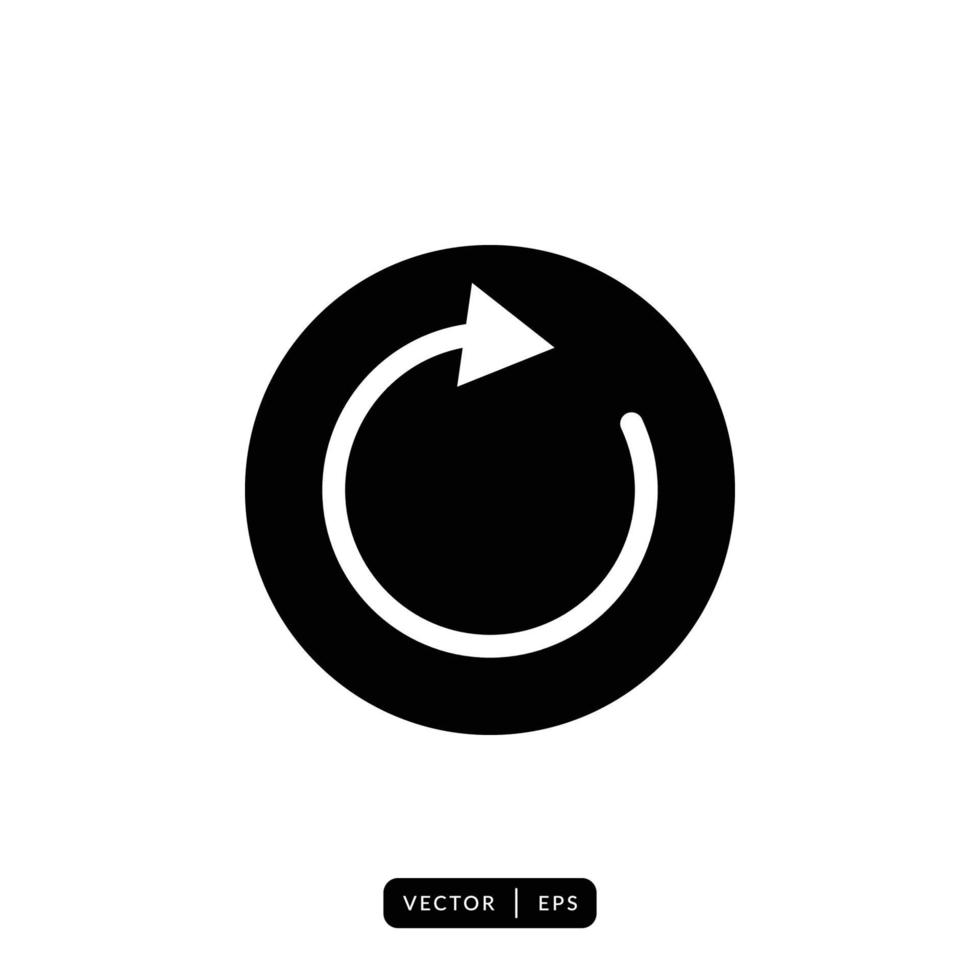 vector de icono de actualización - signo o símbolo