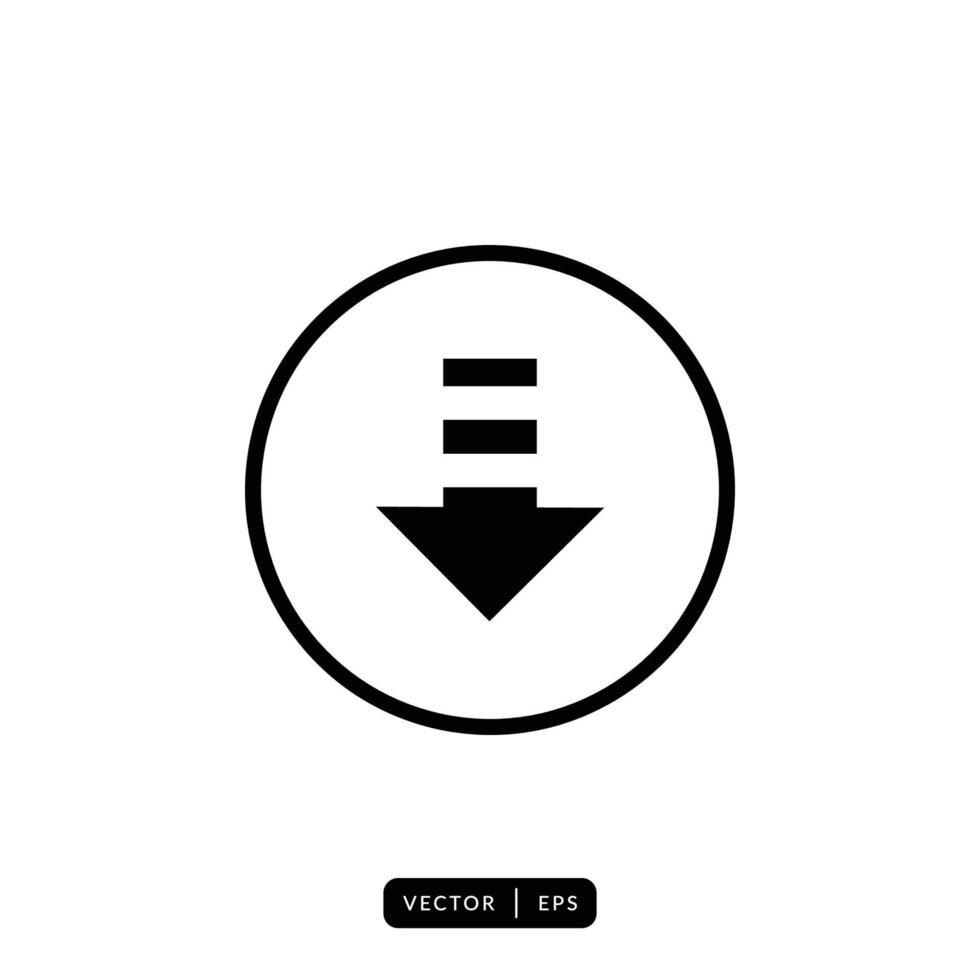Download Icon Vector - Sign or Symbol