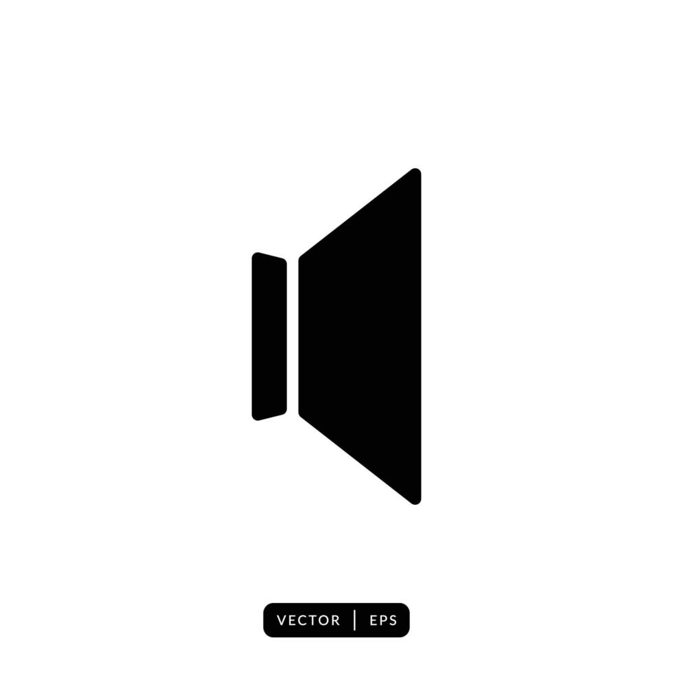 Speaker Icon Vector - Sign or Symbol
