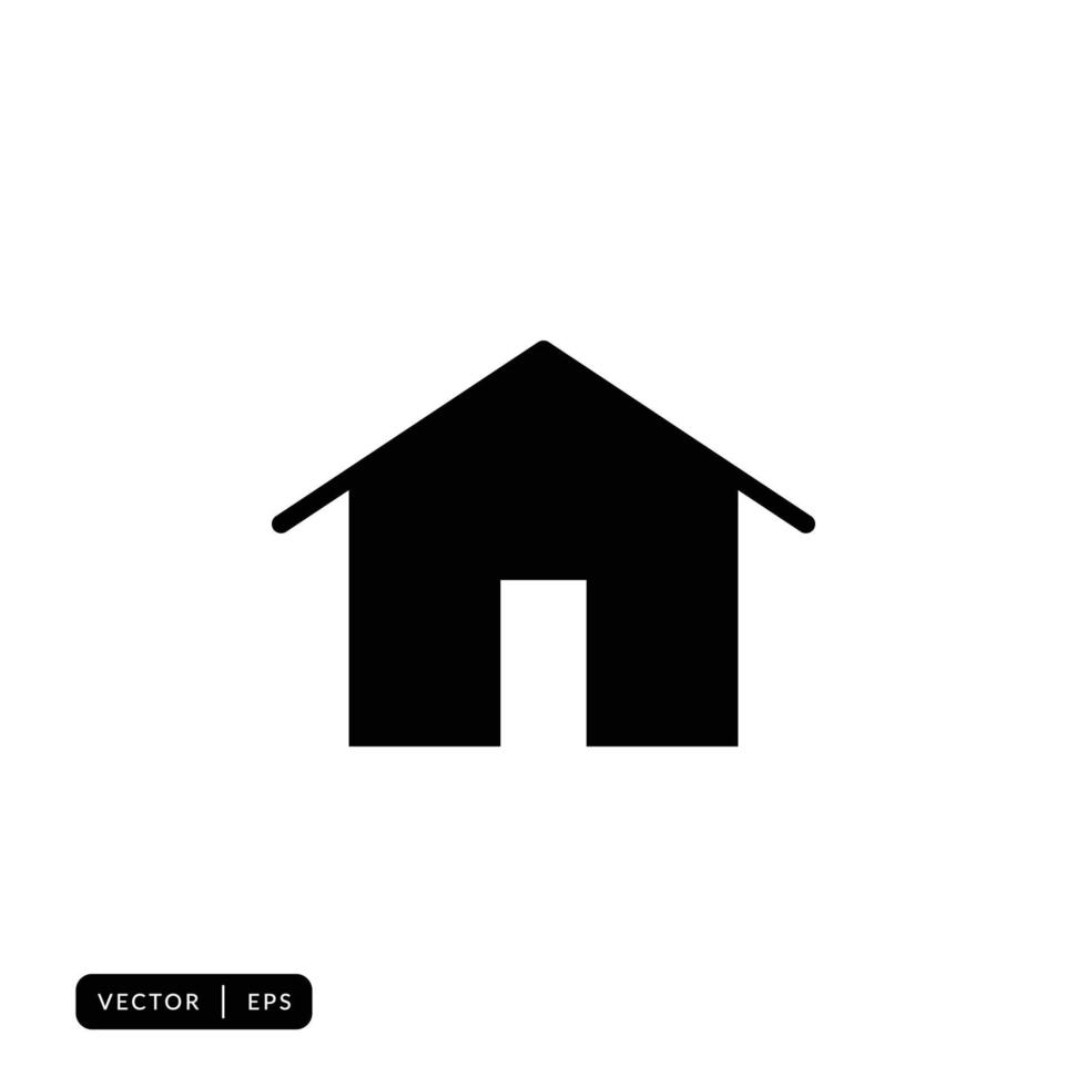 Home Icon Vector - Sign or Symbol