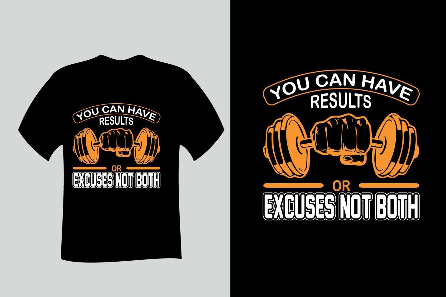Gym Fitness T Shirt vector