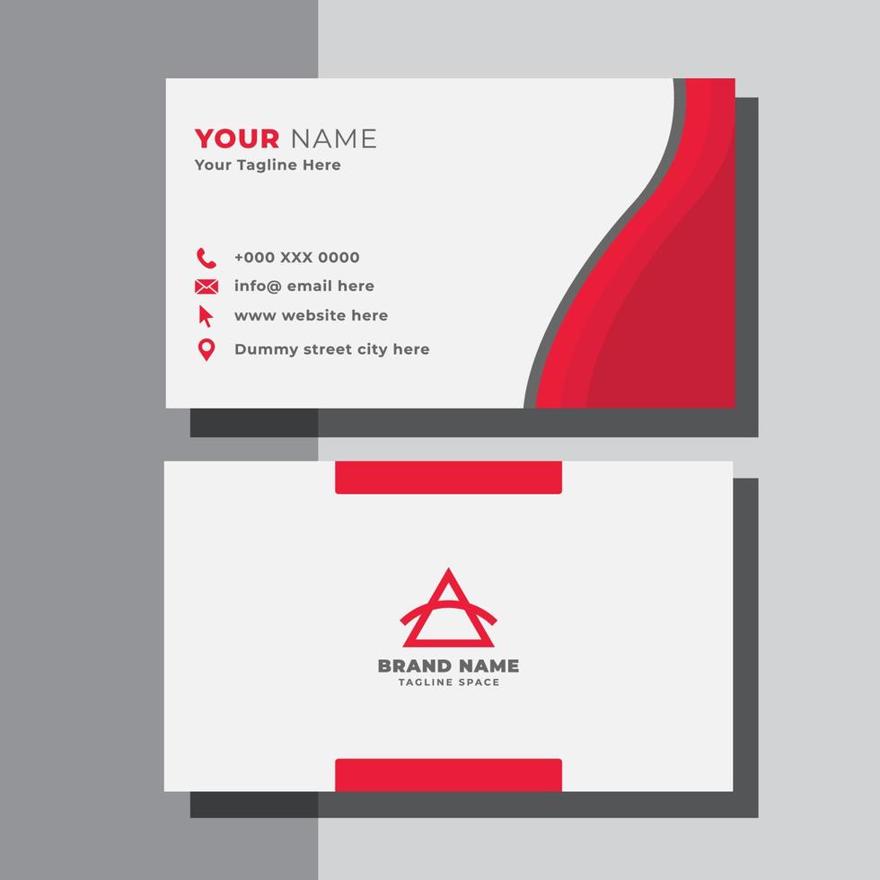 Stylish Business Card vector