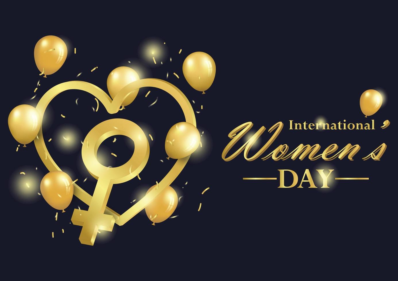 International women's day vector