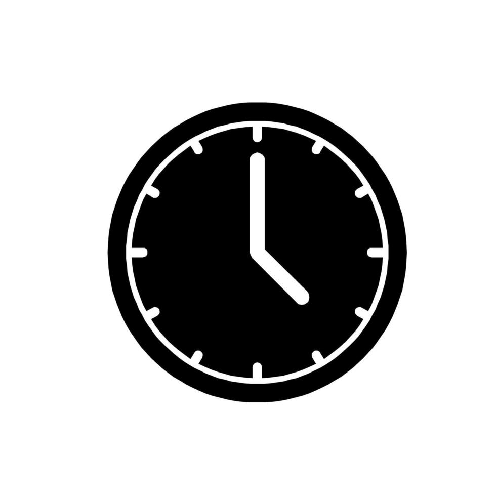 gráfico de vector de ilustración de reloj