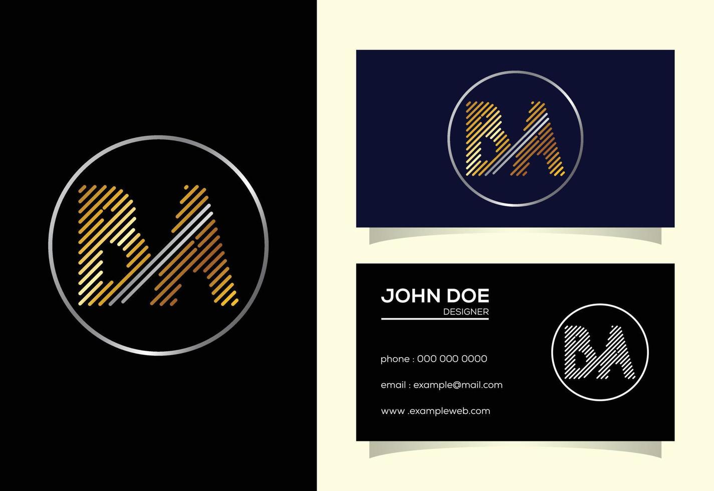 Initial Letter B A Logo Design Vector. Graphic Alphabet Symbol For Corporate Business Identity vector