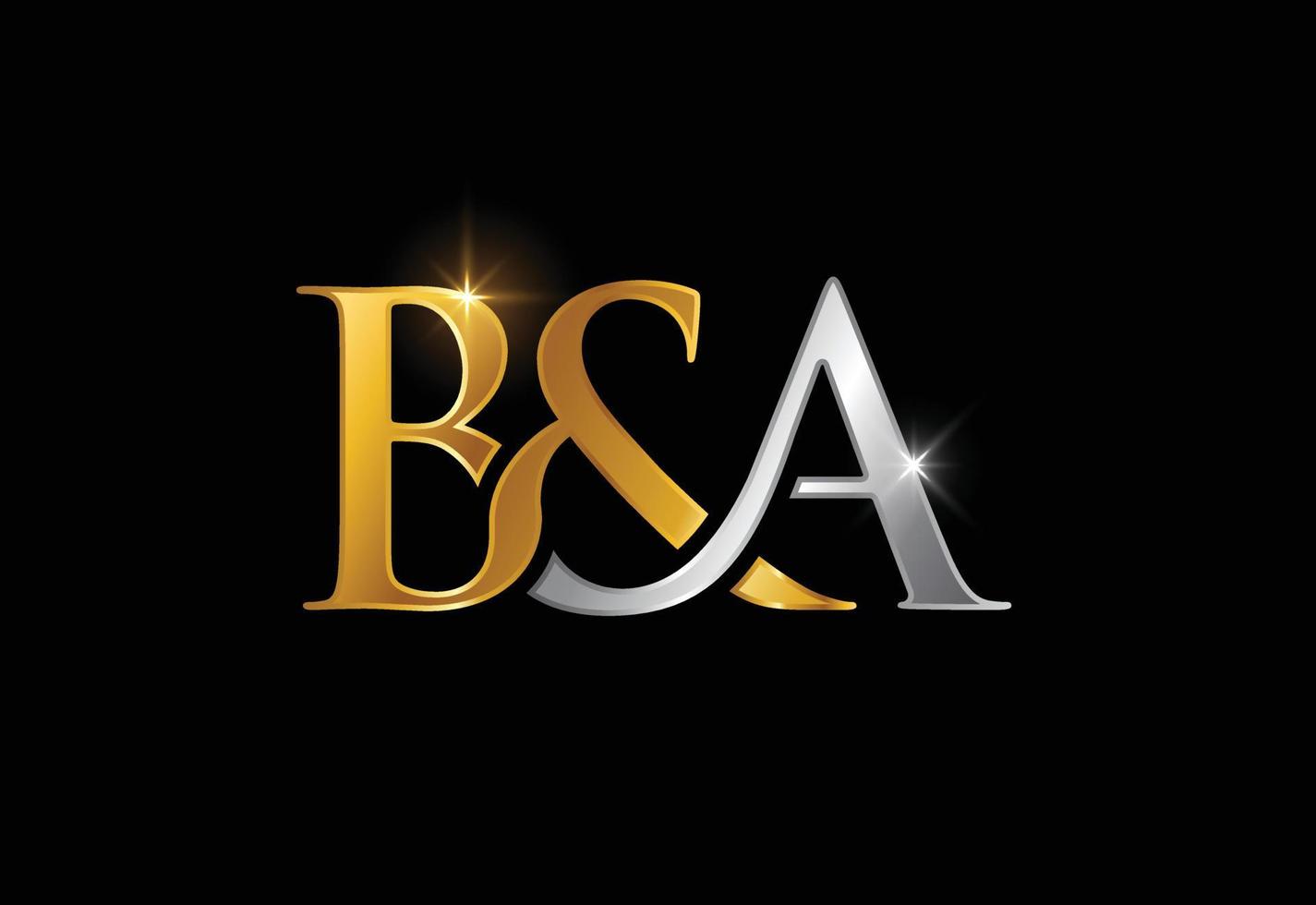 vector de diseño de logotipo de letra inicial ba. símbolo del alfabeto gráfico para la identidad empresarial corporativa