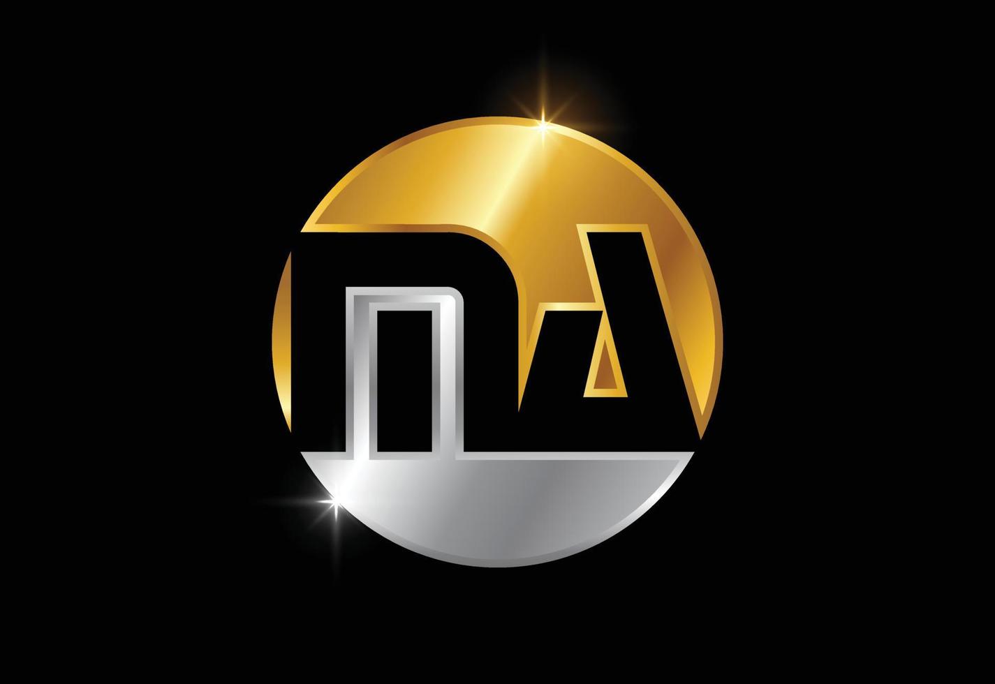 vector de diseño del logotipo de la letra ma del monograma inicial. símbolo del alfabeto gráfico para negocios corporativos