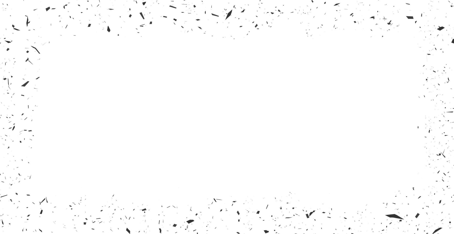 Grunge líneas negras y puntos sobre un fondo blanco - vector