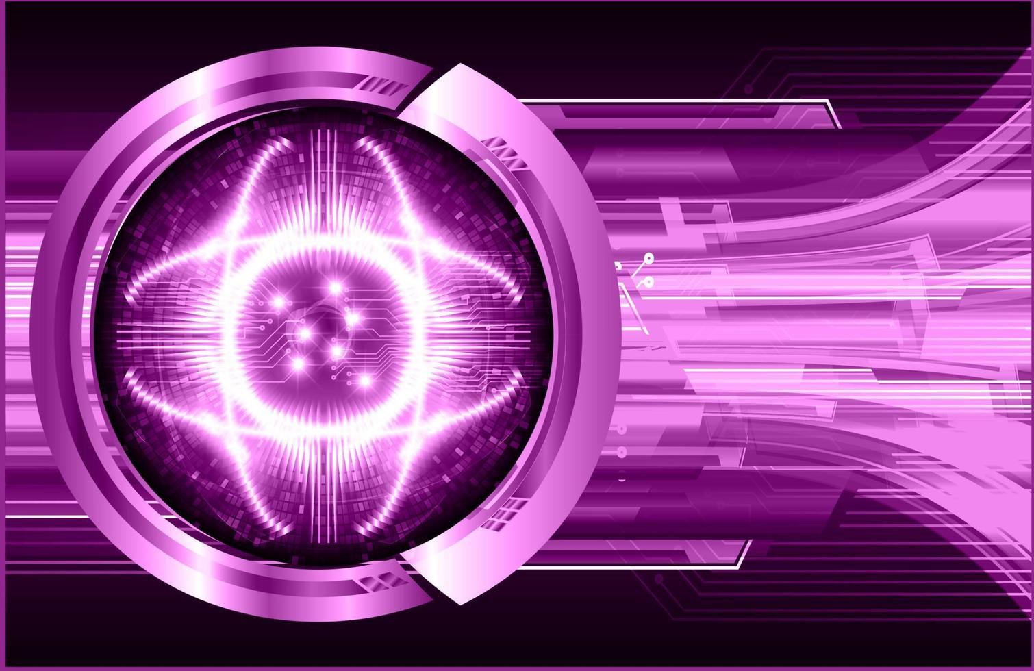 eye cyber circuit future technology concept background vector