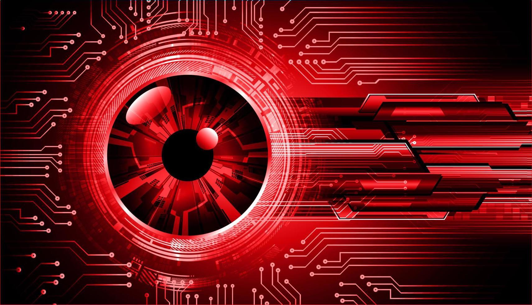 eye cyber circuit future technology concept background vector
