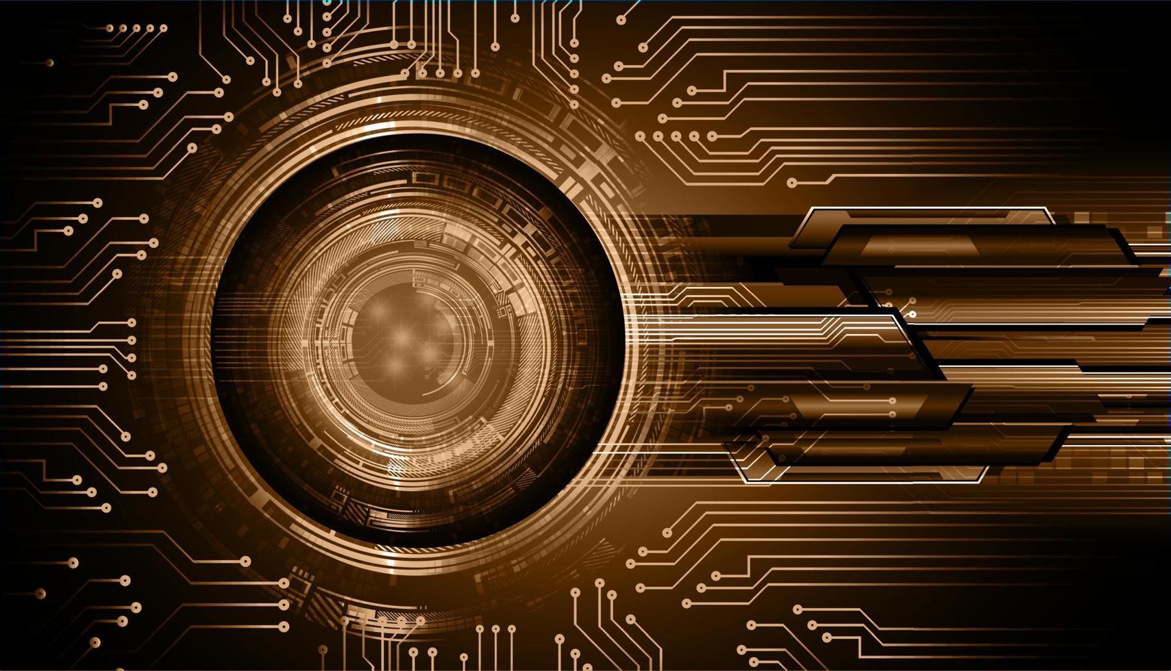 eye cyber circuit future technology concept background vector