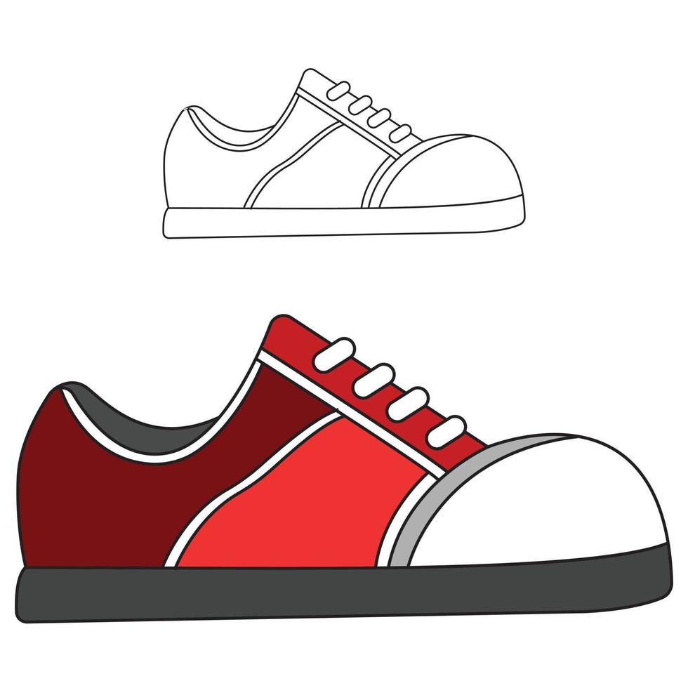 vector de zapatillas deportivas