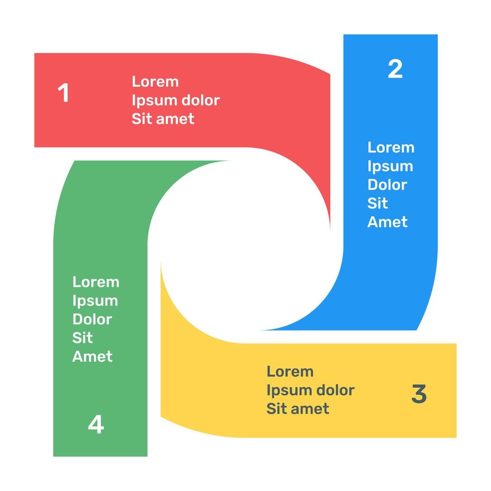 diseño de icono plano de análisis de datos moderno vector