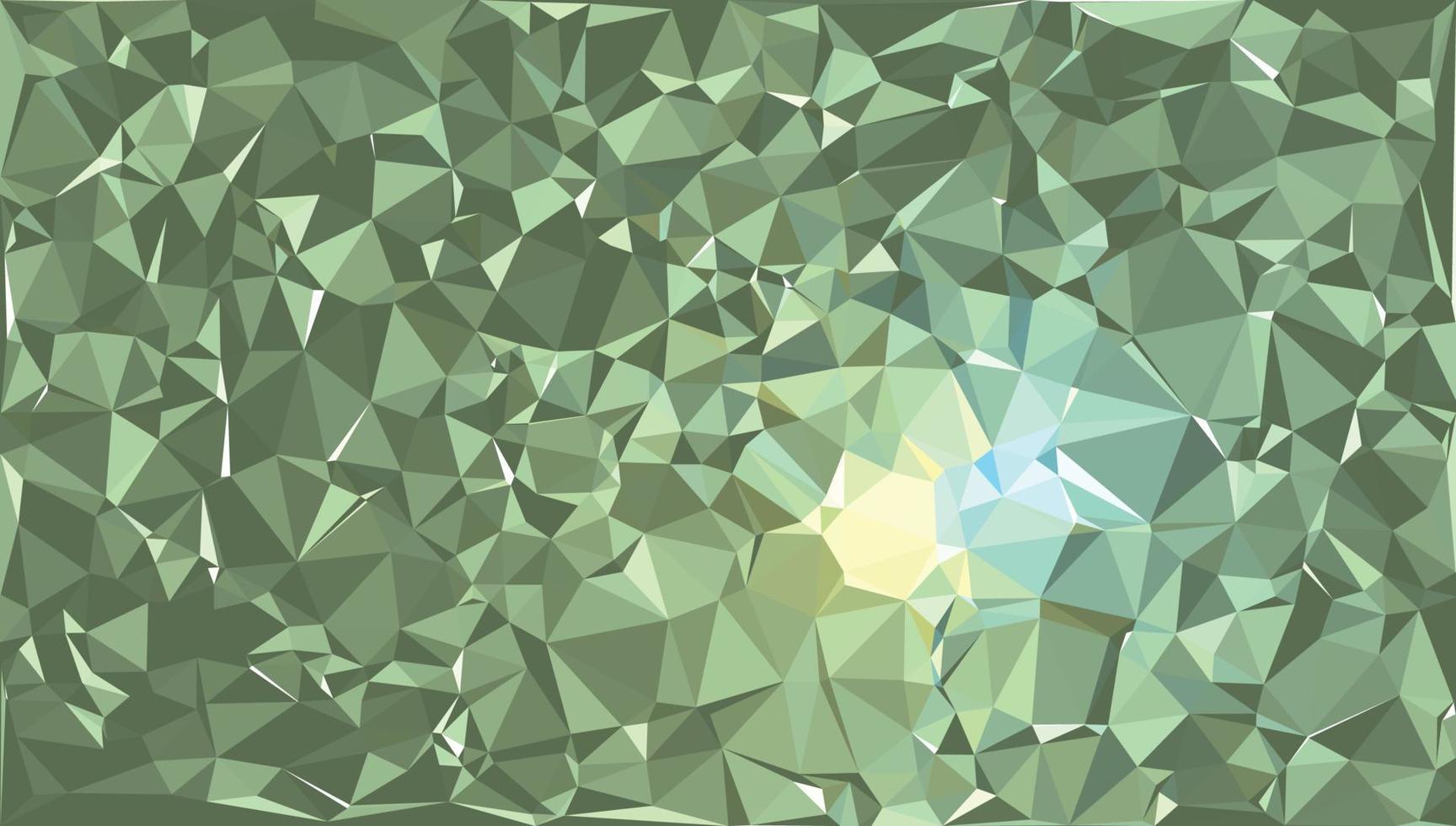 Abstract green triangle shape background. Abstract background of triangles, vector design.