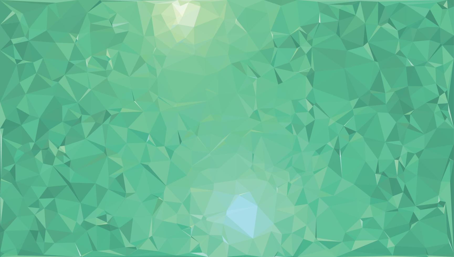 Abstract green triangle shape background. Abstract background of triangles, vector design.