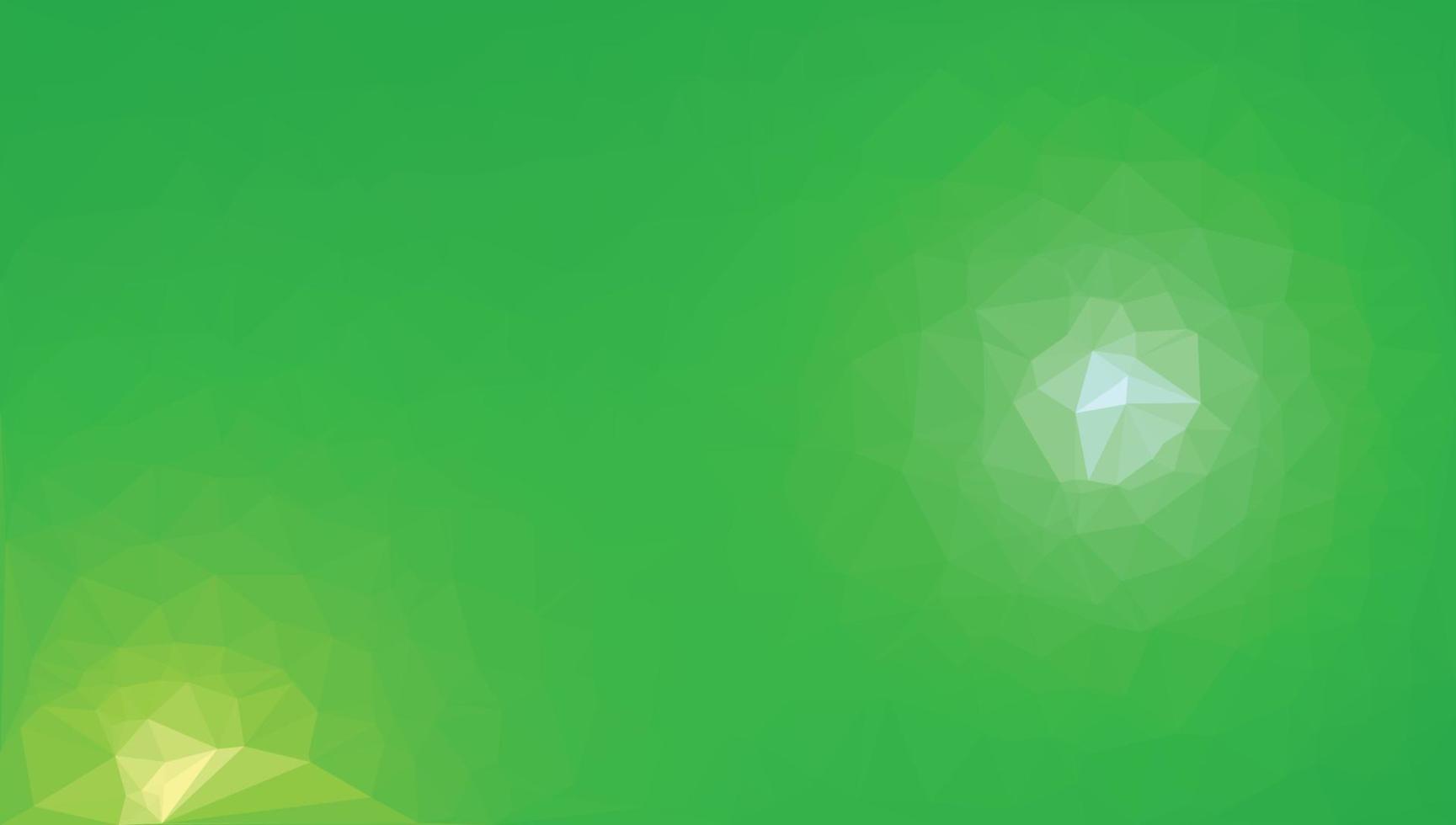 Abstract green triangle shape background. Abstract background of triangles, vector design.