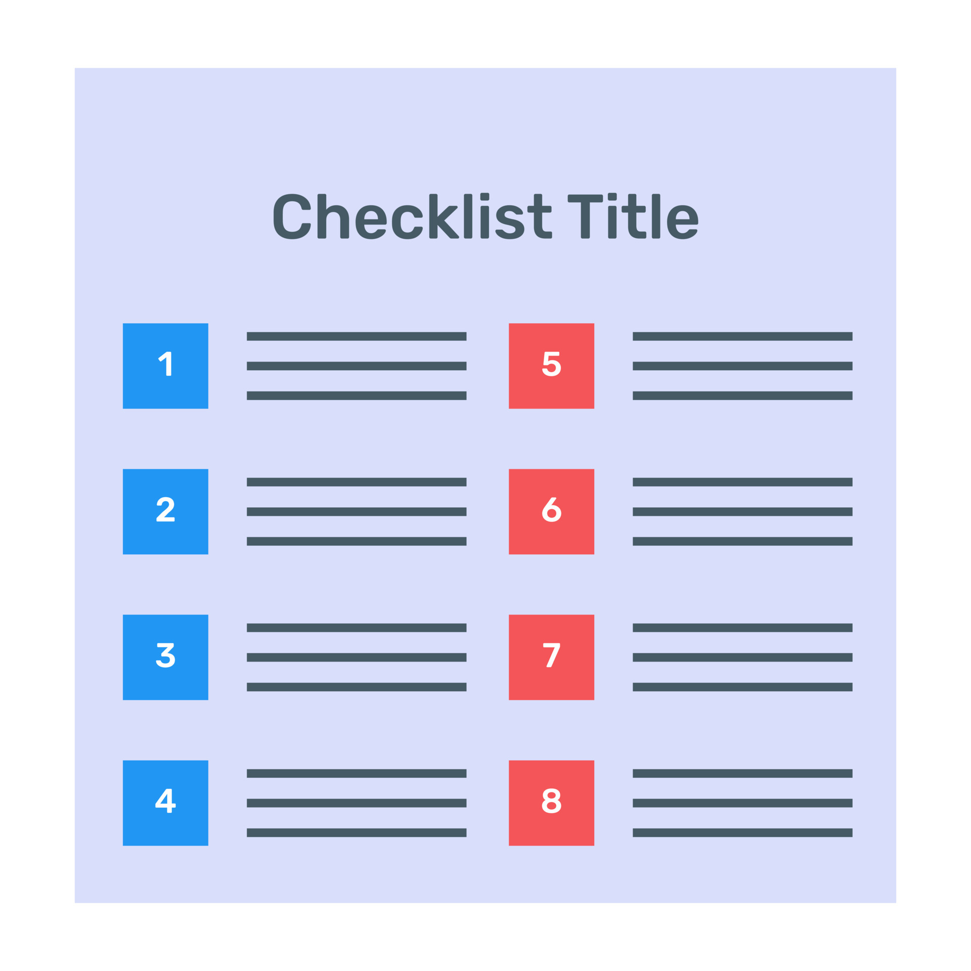 A flat vector of checklist template, editable design 6206648 Vector Art ...