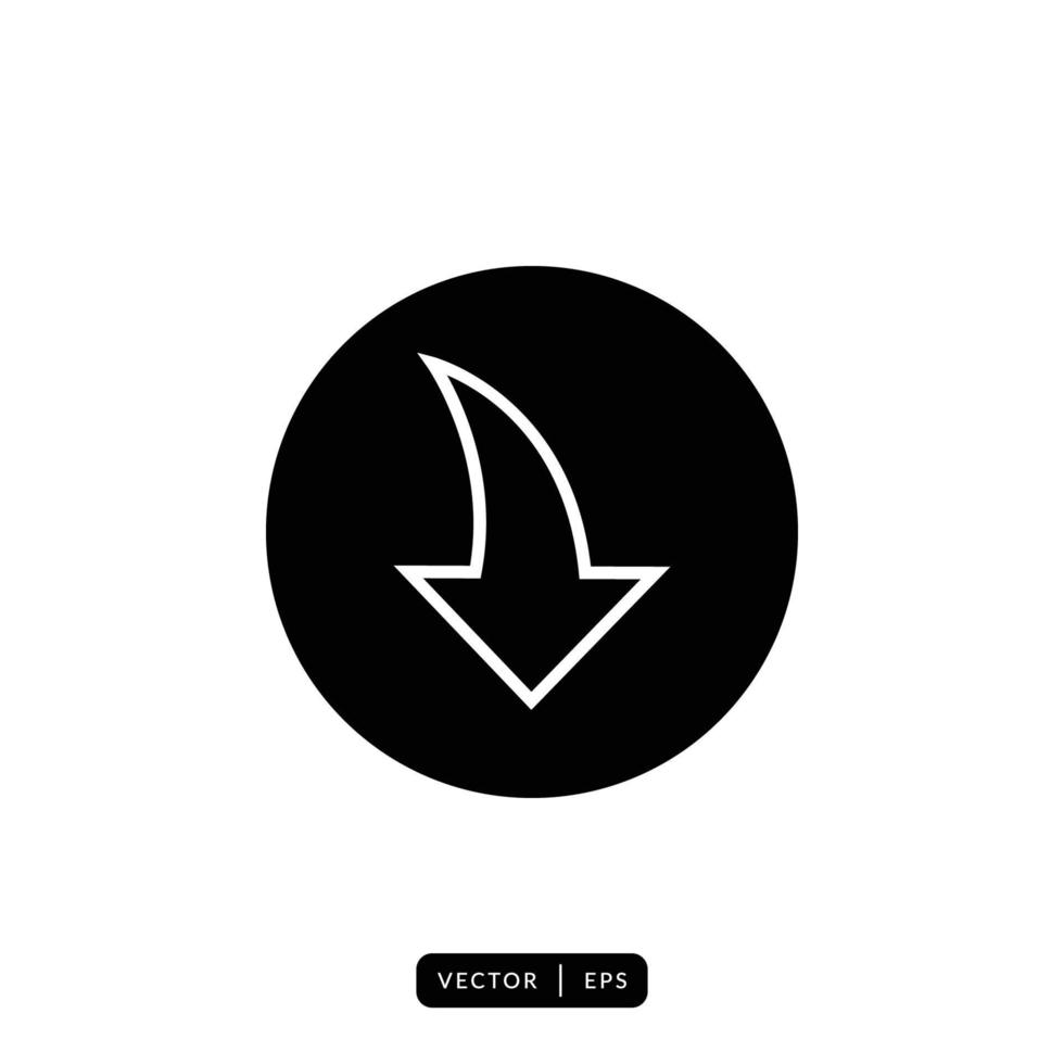 Download Icon Vector - Sign or Symbol