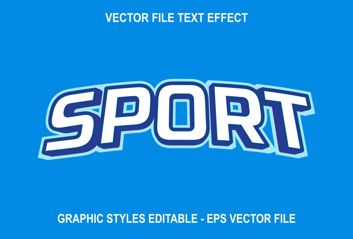 efecto de texto de esports fondo azul editable. vector