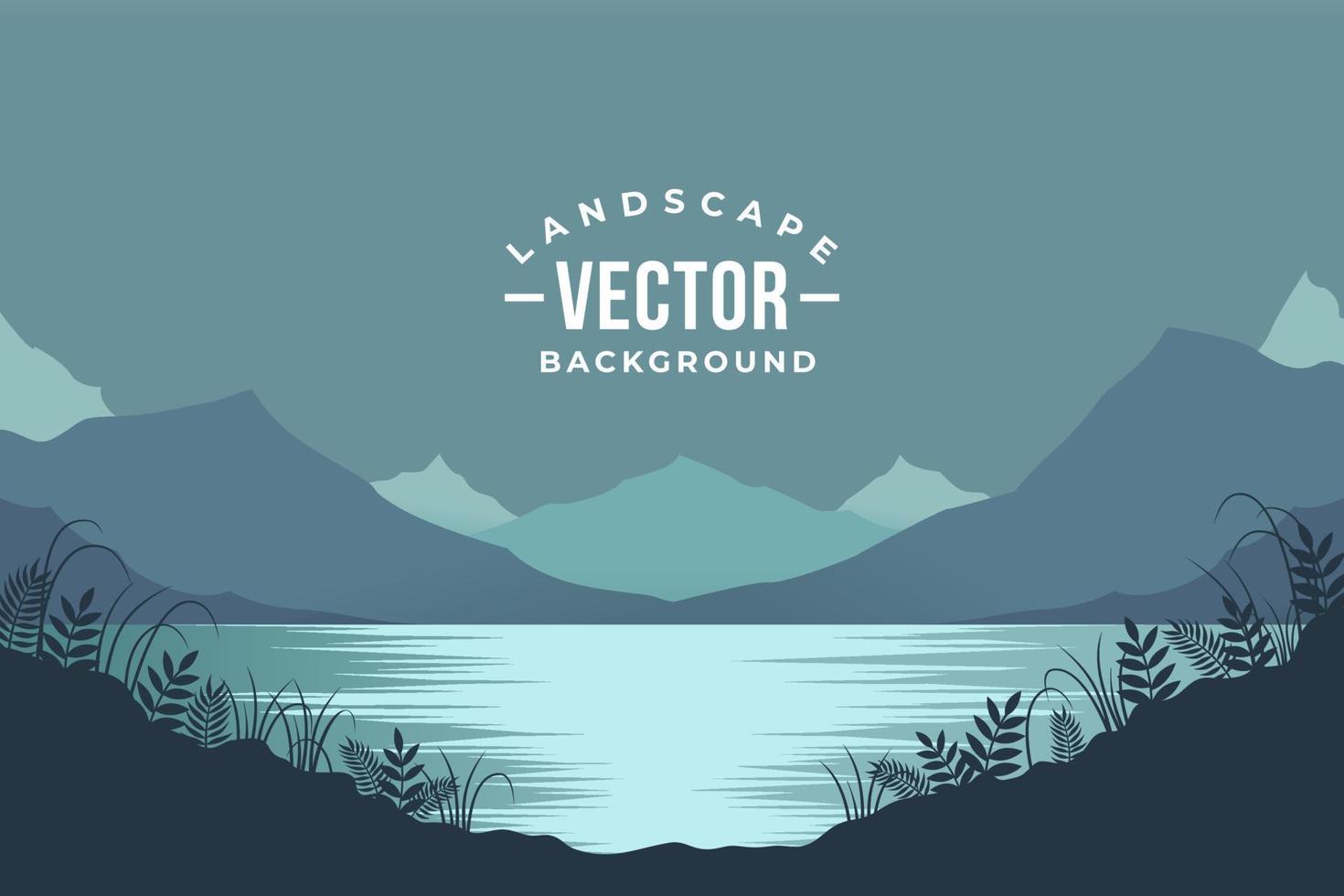 Mountain landscape background 6207512 Vector Art at Vecteezy