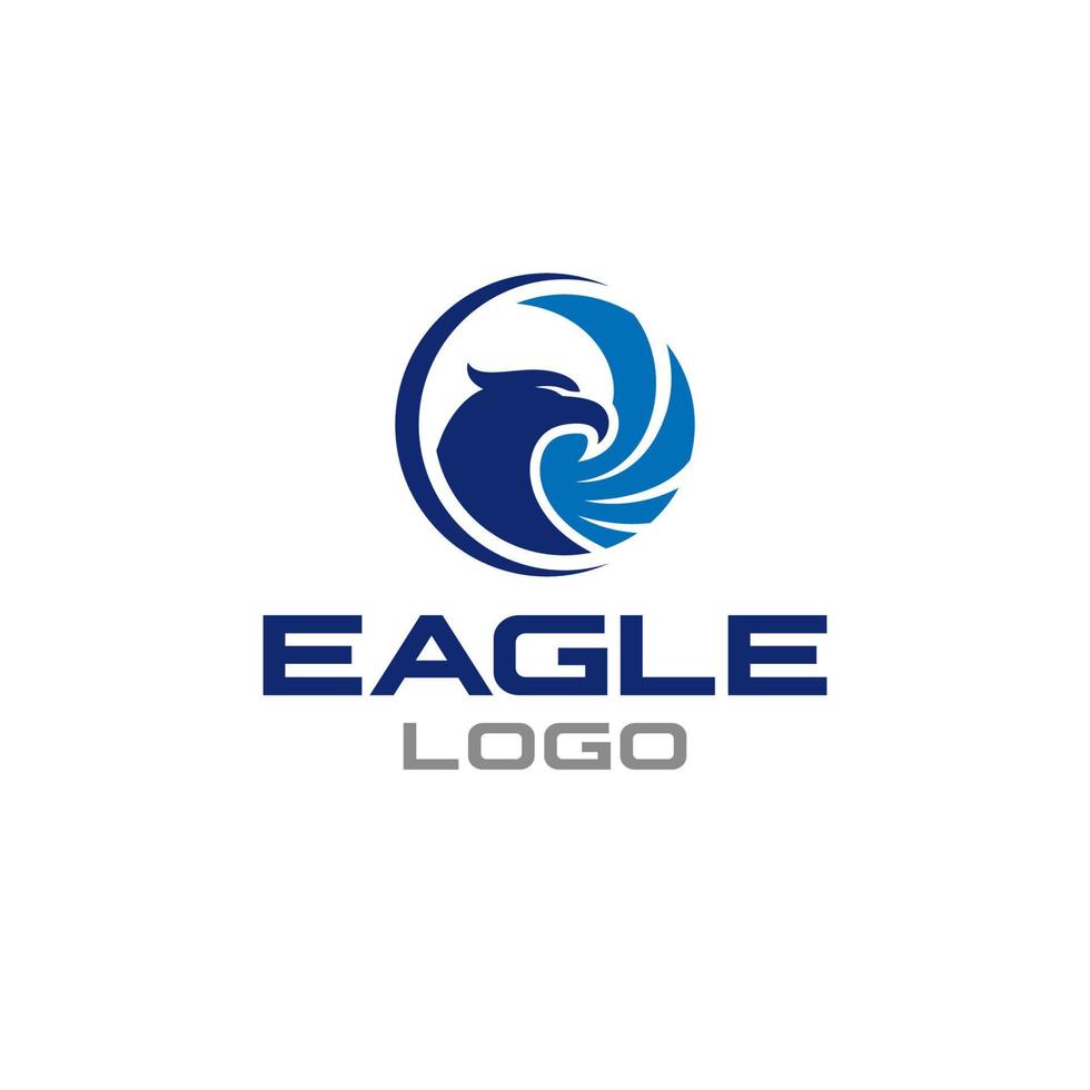 logotipo de cabeza de águila vector