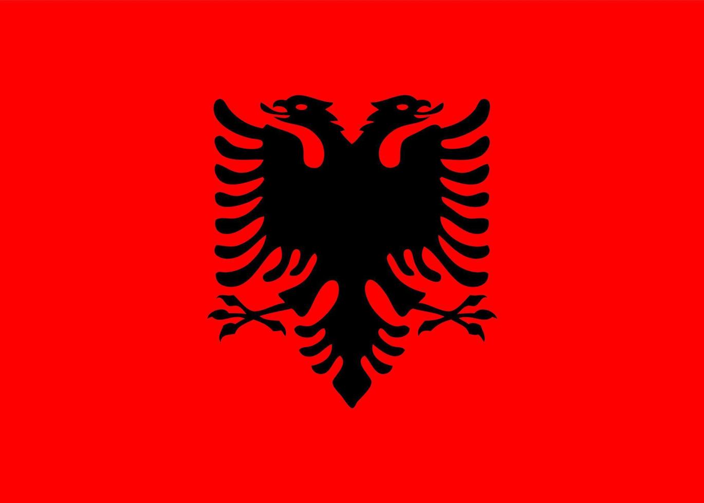 Flag of Albania vector