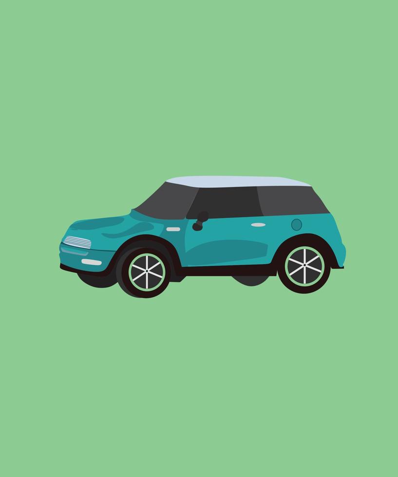 Blue car Vector design