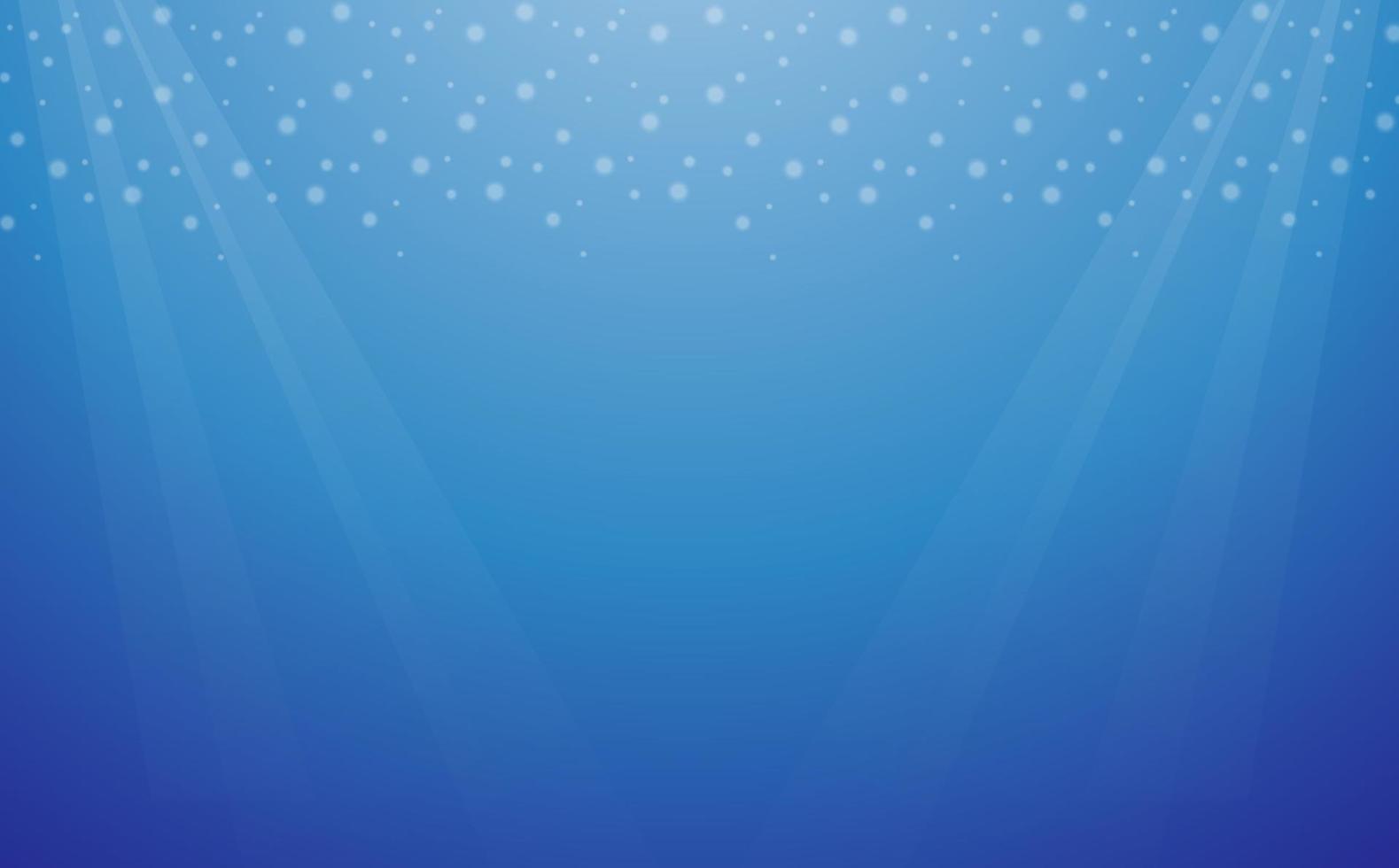 deep blue ocean under water background vector