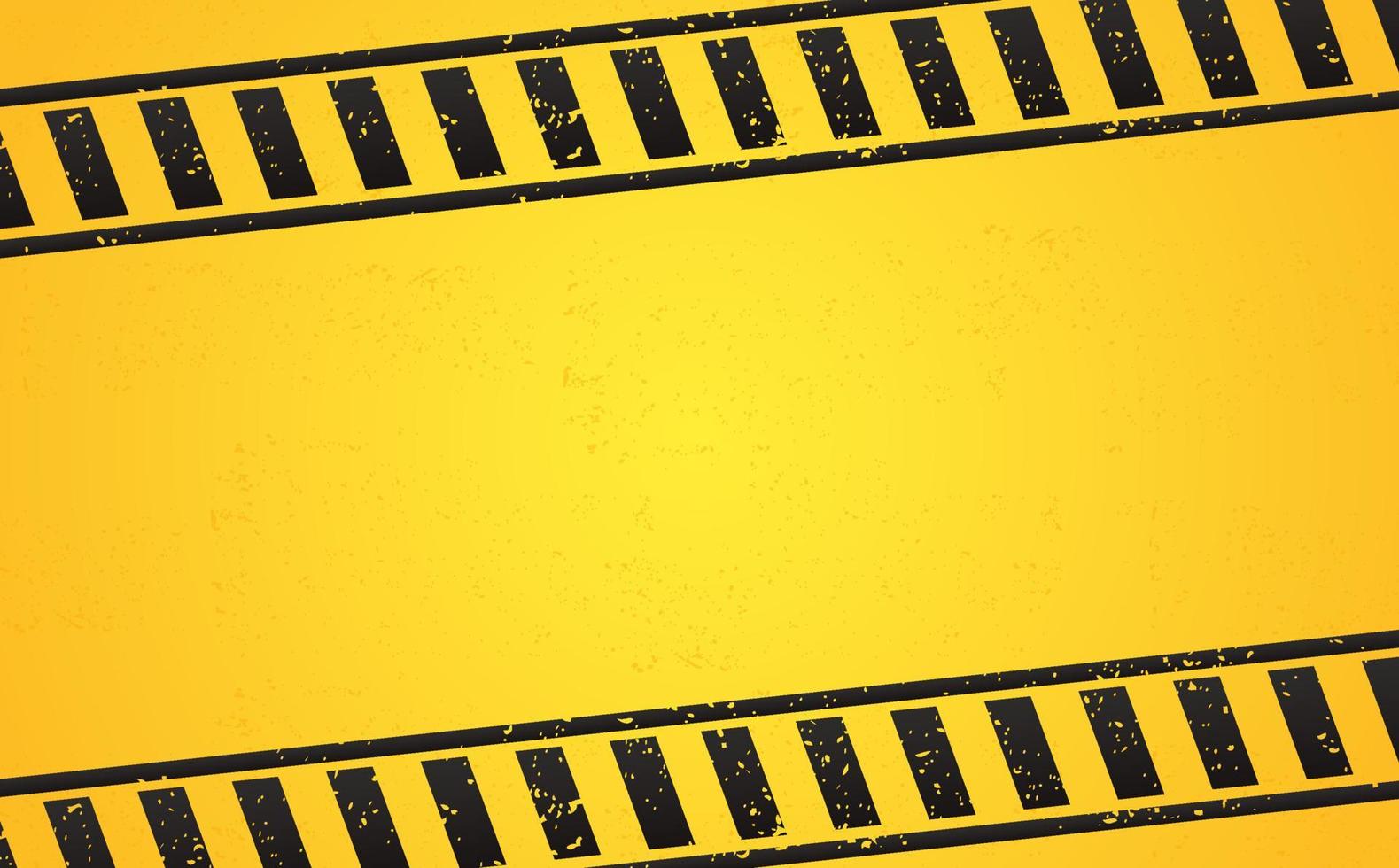 yellow construction background with safety black line 6208400 Vector