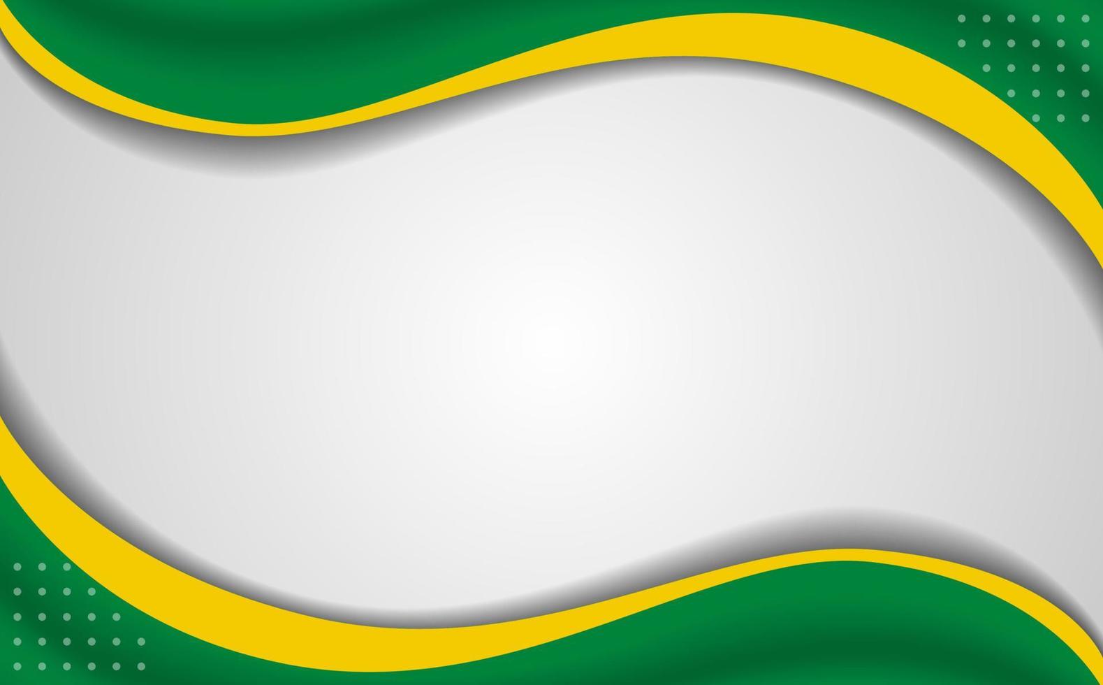 Blank space brazil flag background vector