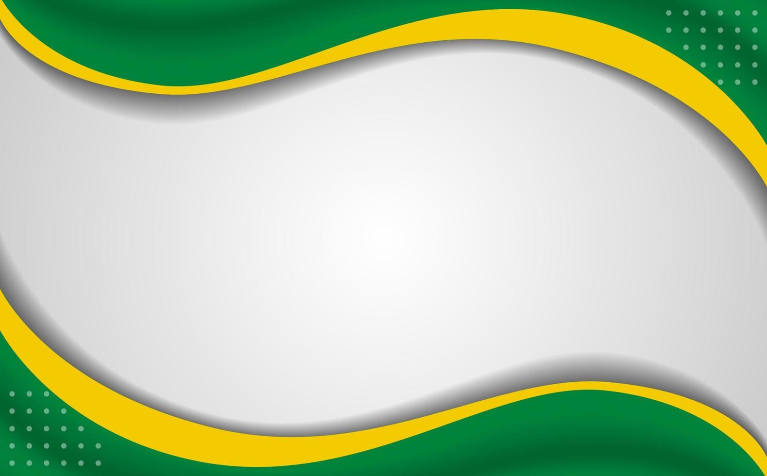 fondo de bandera de brasil de espacio en blanco vector