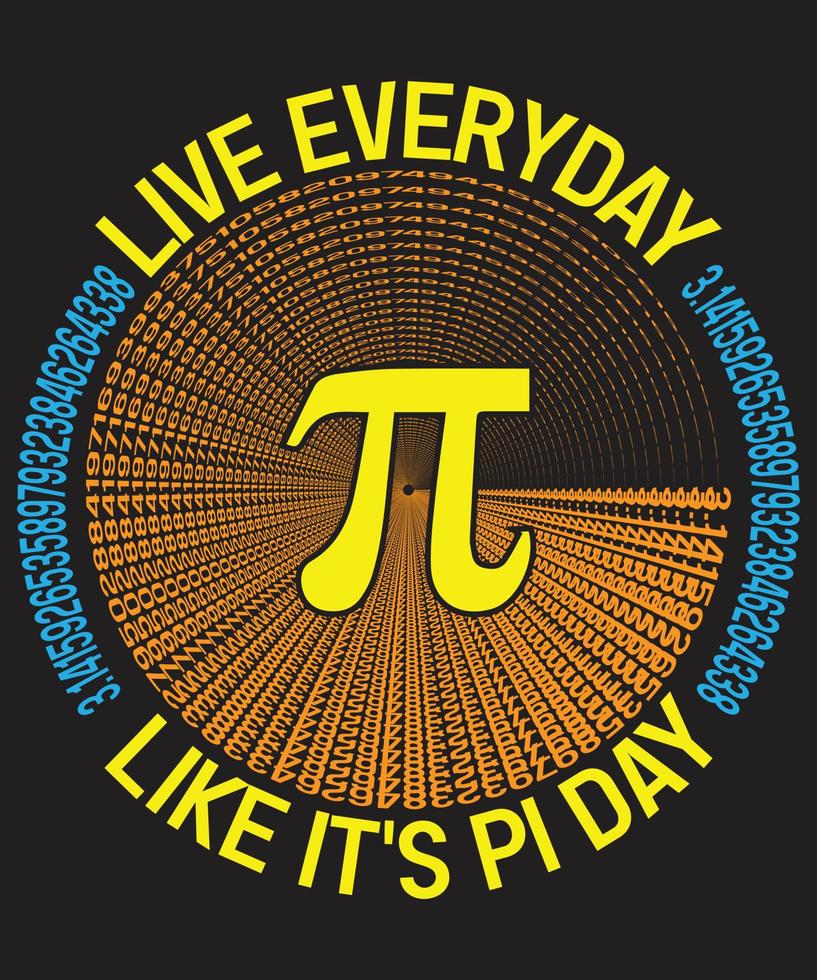 Pi Day Design Vector