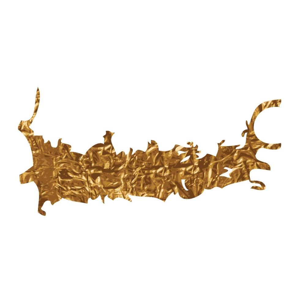 Golden inky grunge splash. vector