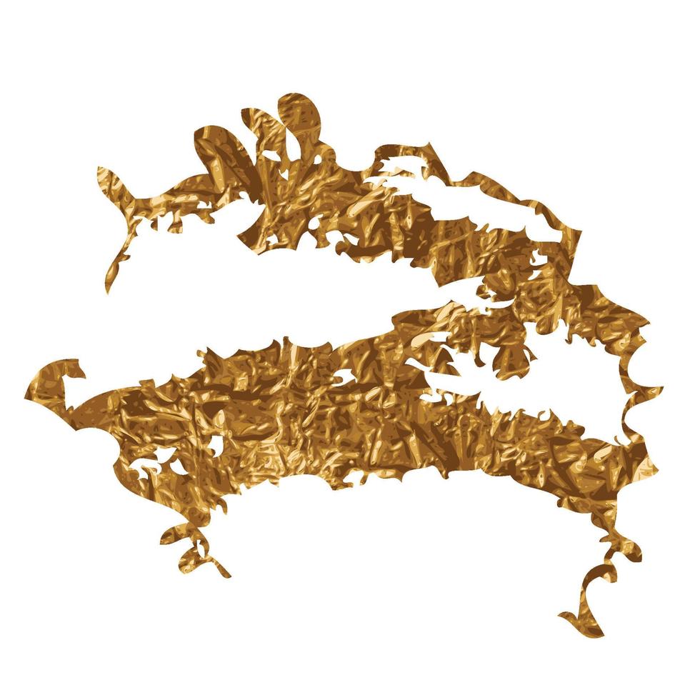 Golden inky grunge splash. vector