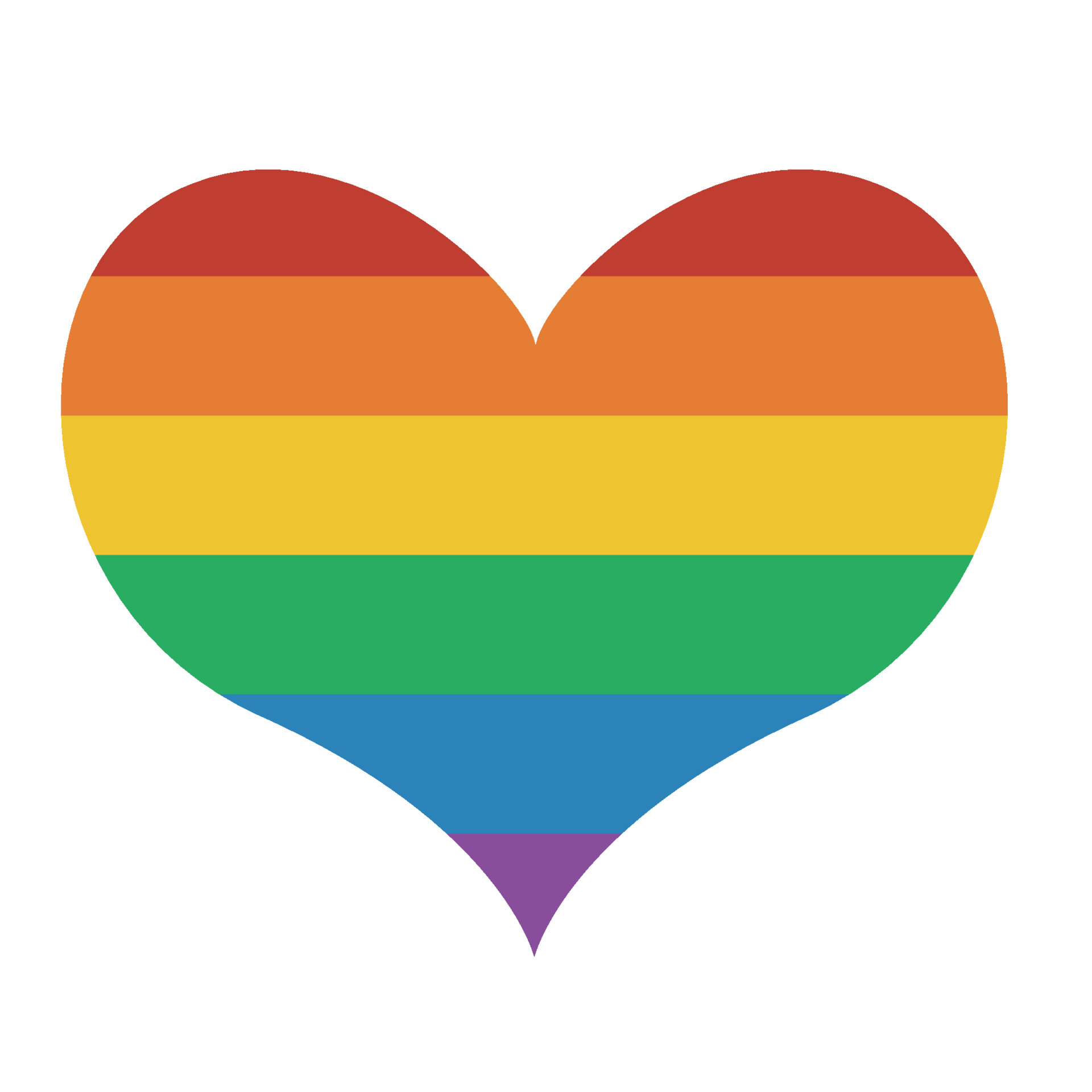 Heart icon with rainbow flag. 6209035 Vector Art at Vecteezy