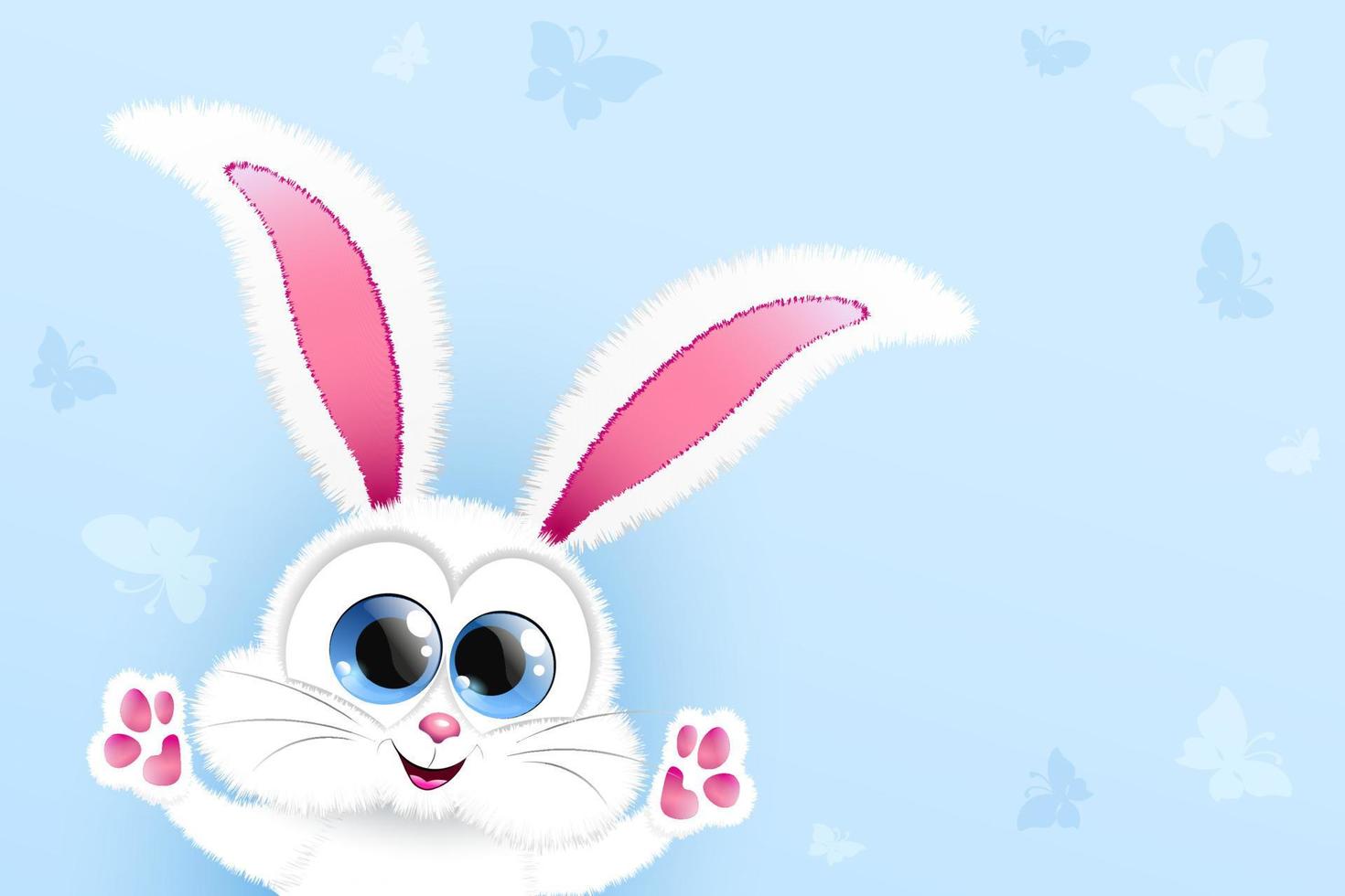 Happy smiling Bunny vector