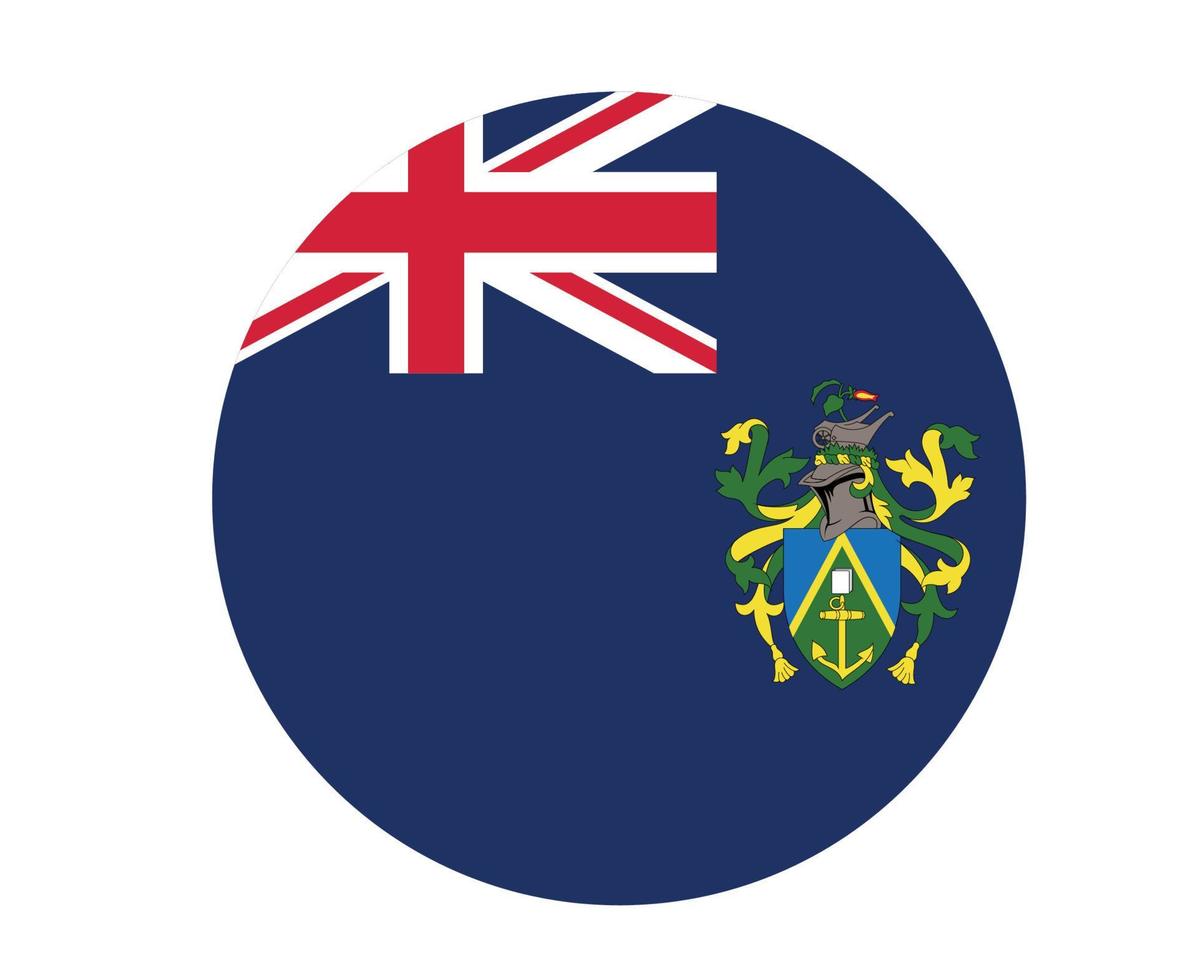 islas pitcairn bandera nacional oceanía emblema icono vector ilustración diseño abstracto elemento