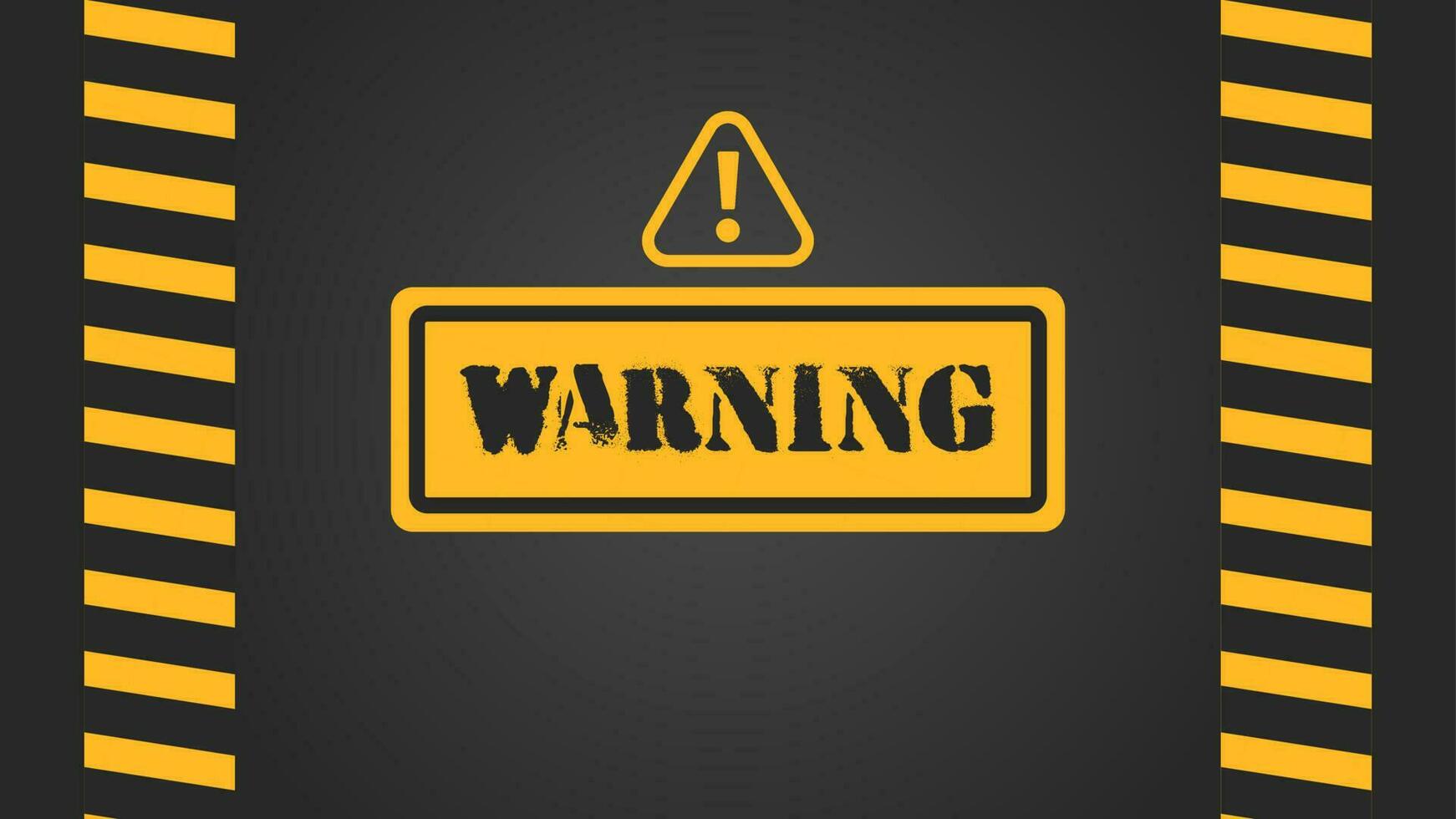 Vector of Warning Background. Perfect for warning content, caution content, etc.