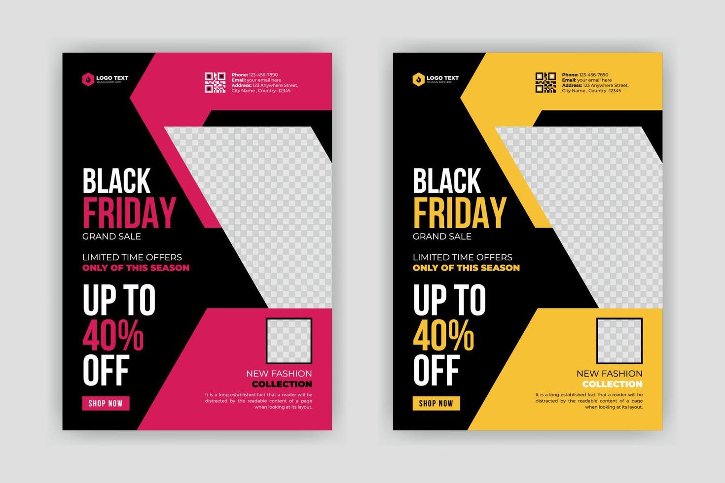 Creative Business Flyer Brochure Template Design vector