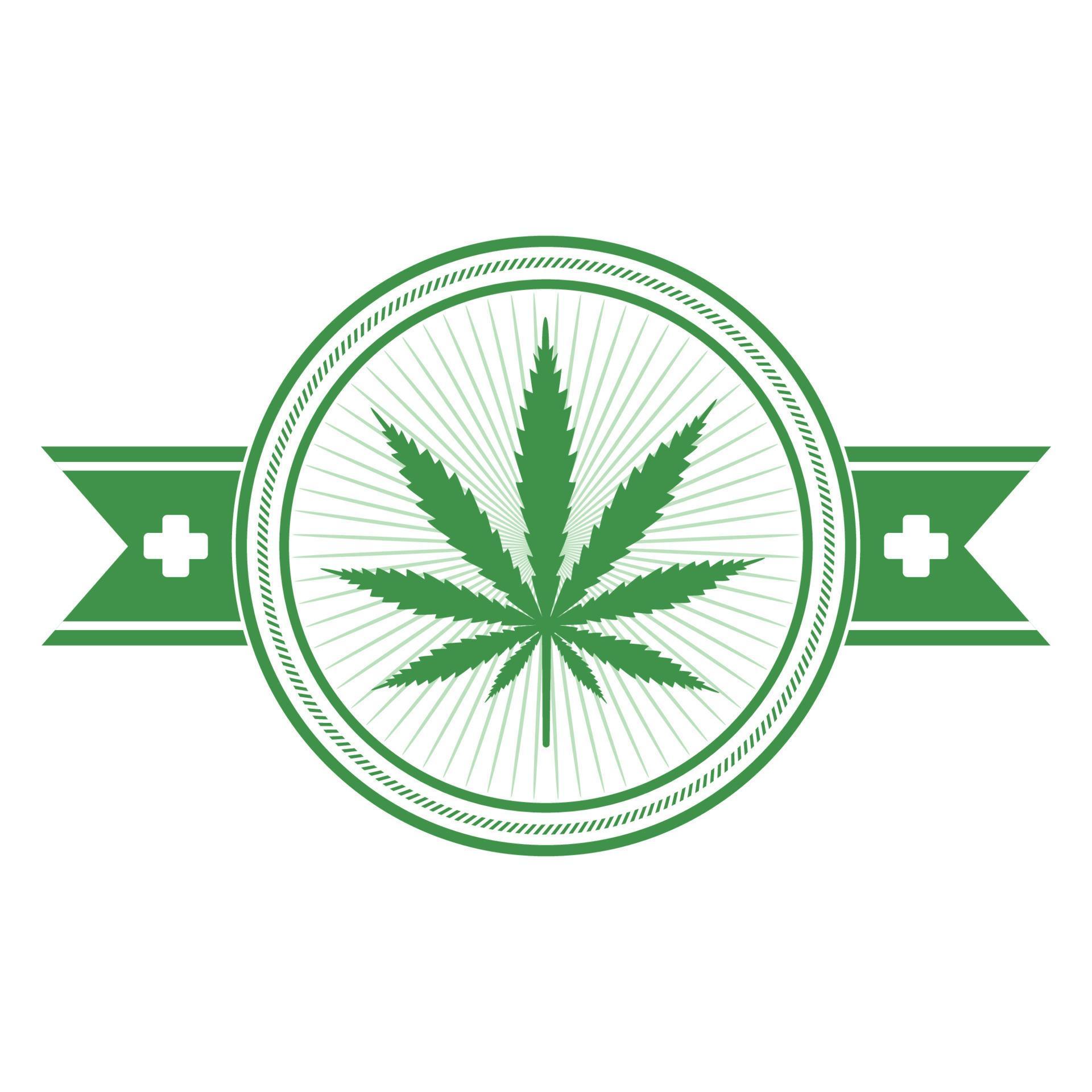 Medical marijuana and cannabis emblem 6209776 Vector Art at Vecteezy