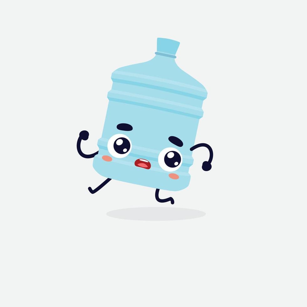 water gallon character. gallon icon. gallon logo. water. vector