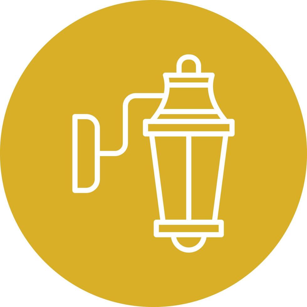 Wall Lamp Icon Style vector