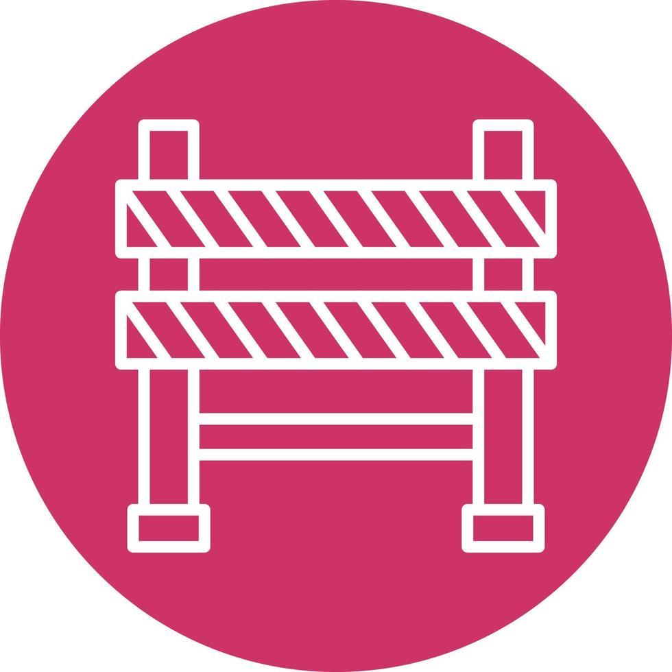 Barrier Icon Style vector