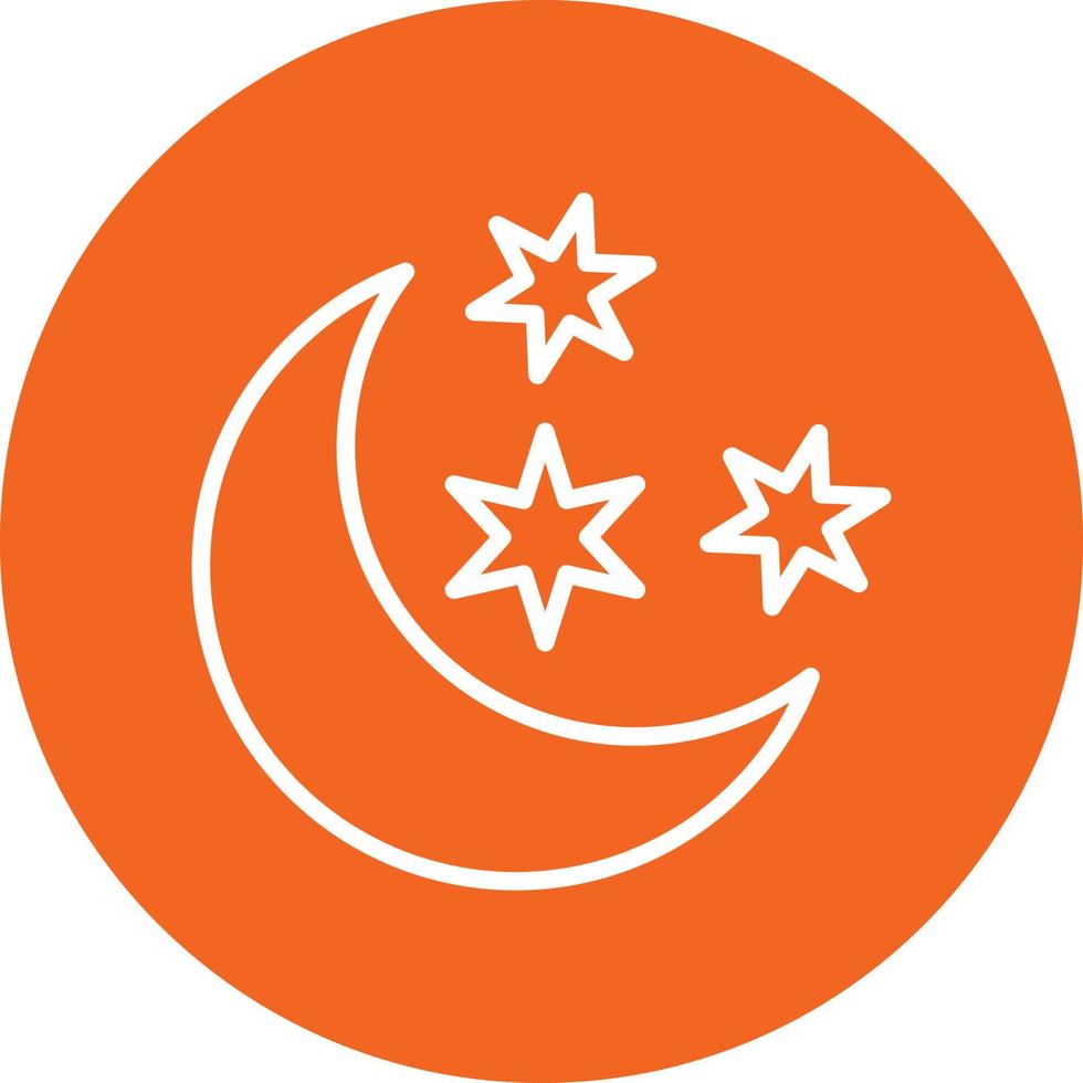 Night Icon Style vector
