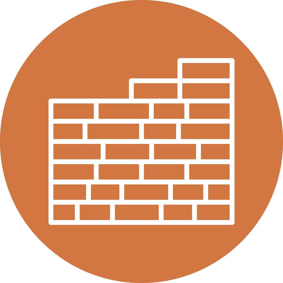 Brick Icon Style vector