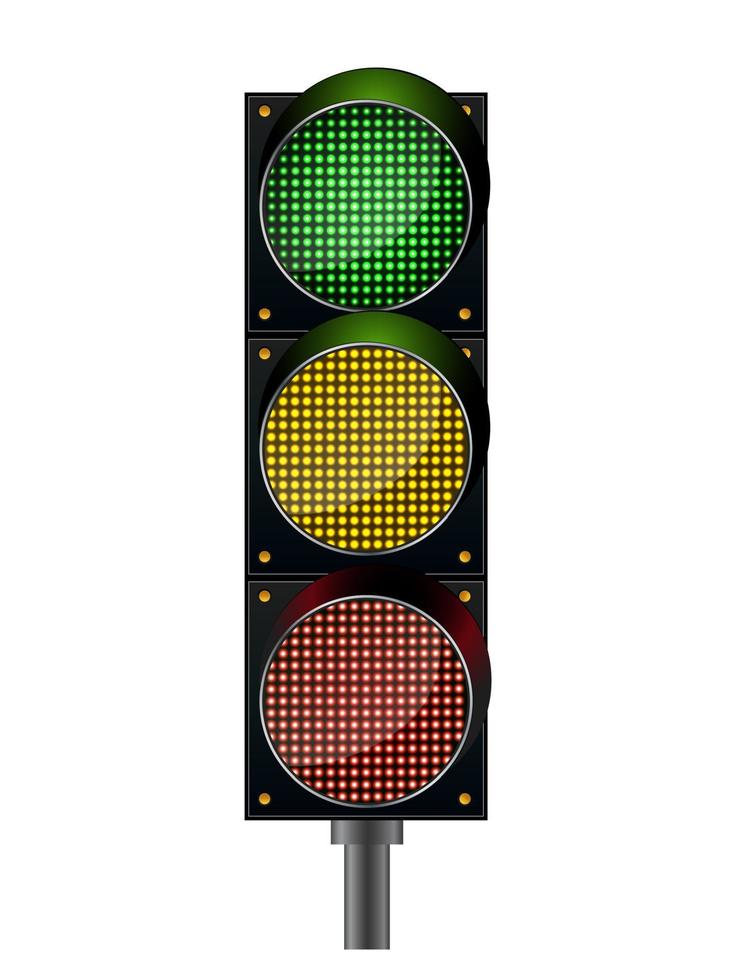 Traffic lights background.vector vector