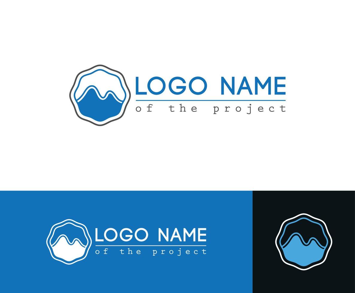 imágenes de logotipo de colina de icono únicas y modernas de alta calidad, diseño de logotipo de servicio empresarial divertido, la mejor imagen de logotipo de vector premium creativo único.